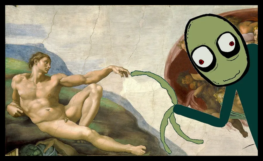 Salad Fingers sticker