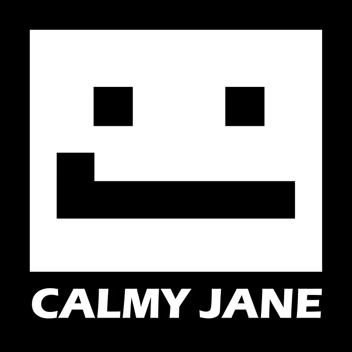 Calmy Jane Logo sticker